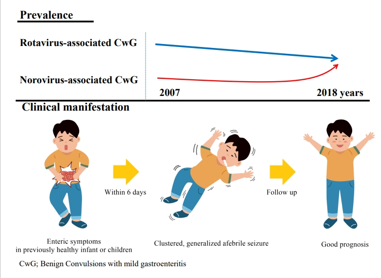 Crisis benignas asociadas a gastroenteritis.