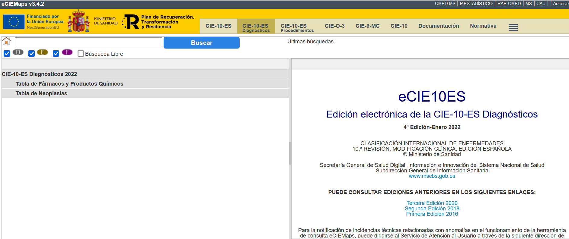 Codificaciones diagnósticas.
